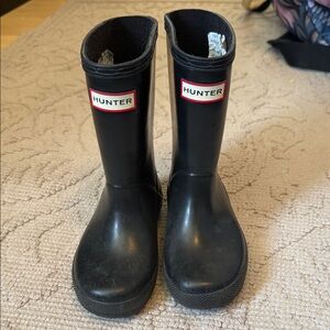 Hunter • Classic Black Toddler Boots
